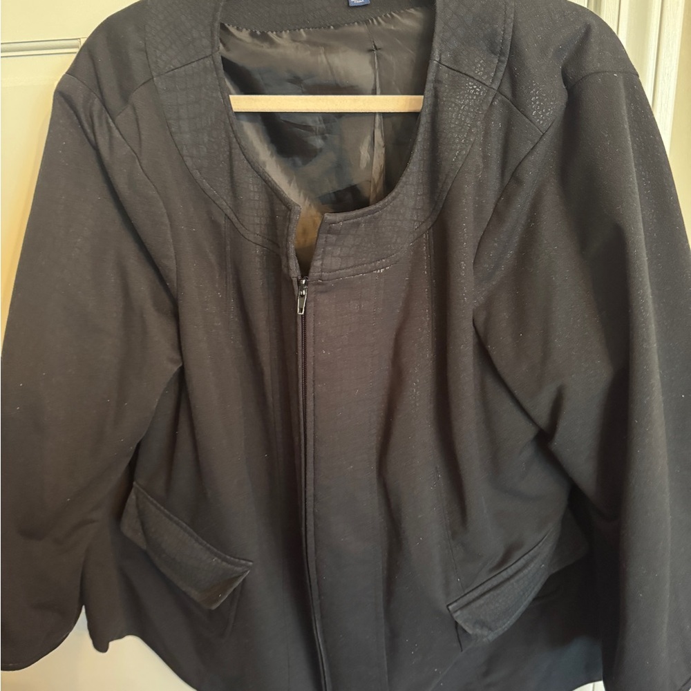 Susan Graver Black Blazer Jacket
